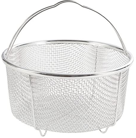 Cestello tondo Cestello di scarico for frittura Vaporiera in filo di acciaio inossidabile Vassoio scolapiatti Vassoio for il lavaggio delle verdure Scolapasta for frutta in metallo da cucina Cestello