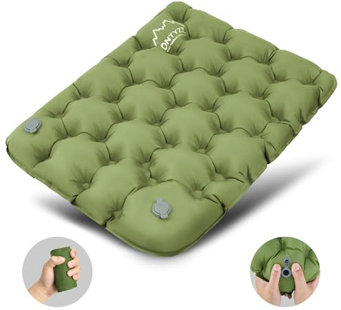 Cojín del Asiento Portátil Plegable Cojín para Sentarse Inflable Colchoneta Asiento Impermeabile Almohadilla de Asiento Cojín de Asiento para Silla de Oficina Estadio Concierto Acampada Ligera Asiento