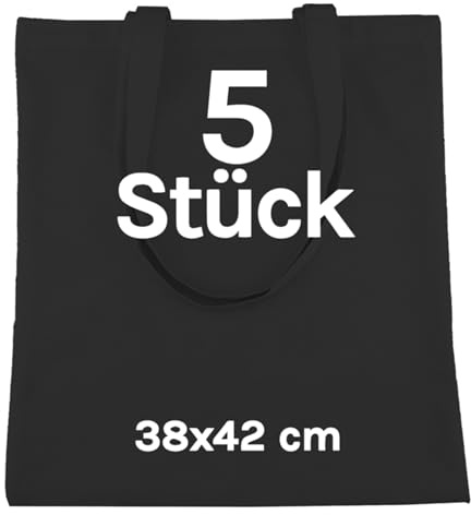 Cesped Stofftasche zum Bemalen und Bedrucken - 100% Baumwolle - 38 x 42 cm - Lange Henkel 70 cm - Wiederverwendbare Baumwolltasche für Einkauf, Schule, Bücher und DIY