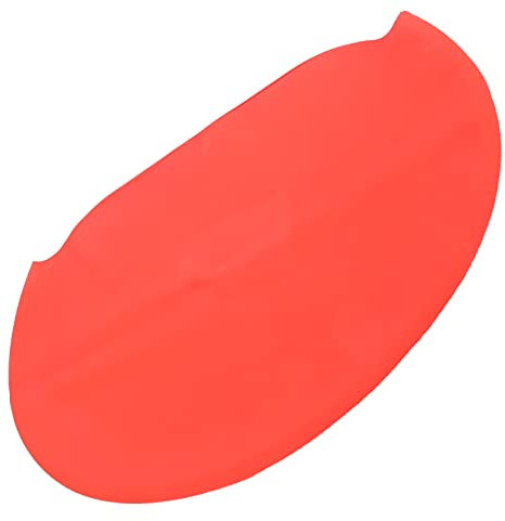 Helmüberzug, für den Außenbereich, Elastischer Silikon-Fahrradhelm, Regenschutz, Wasserdichter Fahrradhelm-Überzug, Reitsport (Rot)