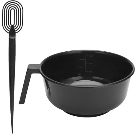 Ysyqkn 2x Hair Dye Color Mixer Bowl Set, Salon Hair Dyeing Tools, Hair Tinting Bowl, Dye Mixer, Hair Coloring for Beauty Barber Shops