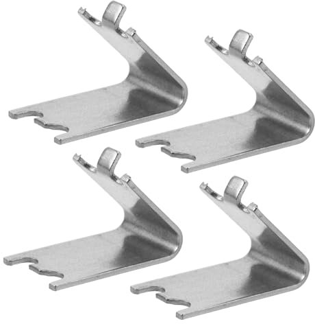 DOITOOL 4pcs Refrigerator Shelf Clip Cooler Shelf Support Replacement Buckle for Beverage Refrigerator