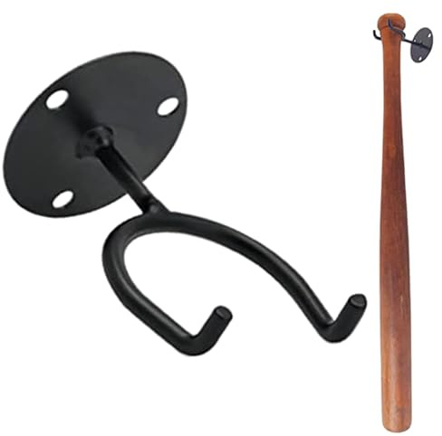 Wandhalterung für Baseballschläger – Starkes Wandregal für Baseballschläger und Ballplatz | Gespeicherte Fledermäuse Display-Tür, multifunktionales Aufbewahrungsregal für Sportausrüstung