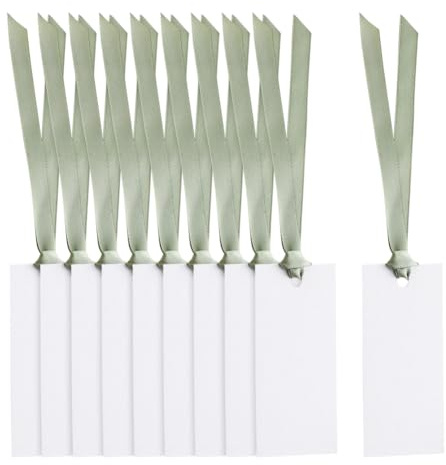 50 segnaposto per matrimonio, con nastro, vuoti, per la decorazione del tavolo, per addio al nubilato, regalo da appendere, per baby shower, targhette per il nome del posto riservato, biglietti