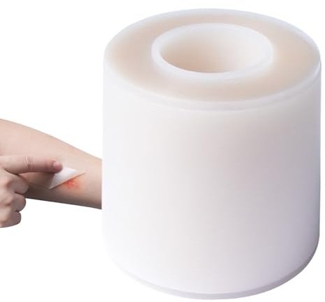 Hydrokolloid Bandagen, 5cmx3 m Hydrokolloid Pflaster, Medical Grade Hydrokolloids Rolle für die Wundversorgung, Wasserdicht Hydrokolloids Verband für Pickel, Schnitte, Zehen, Gesicht, Wundpflege