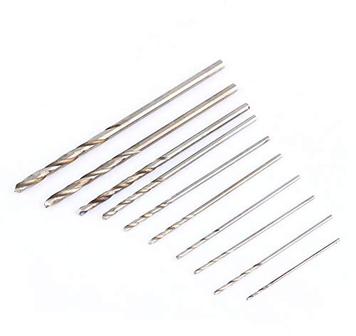 KIMISS Mini Taladro Manual con Portabrocas sin Llave y 10 microbrocas: Tornillo de Banco Versátil para Madera, Plástico y Proyectos de Manualidades