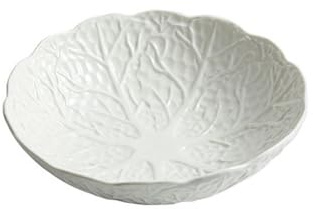 Stoviglie fresche della famiglia dell'insalatiera irregolare di colore solido di ceramica -8 pollici