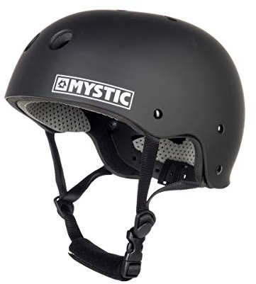Mystic Watersports - Surf Kitesurf & Windsurfing Mk8 Helm Schwarz - Unisex - Leichtgewichtler - Hochwirksamer Thermoplastik