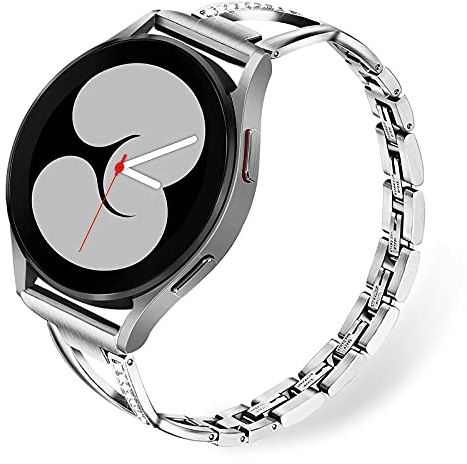 TRUMiRR Kompatibel mit Galaxy Watch 7 Armband, Mesh Gewebte Edelstahl Armband für Samsung Galaxy Watch 6 5 4 40mm, 44mm, 6 Classic 43mm, 47mm