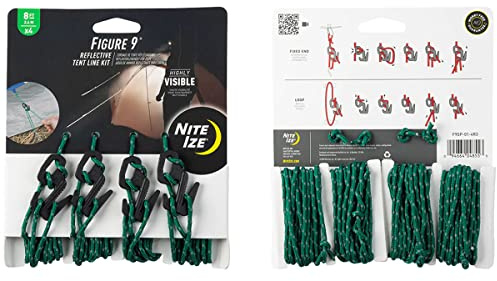 Nite Ize Unisex F9sp-01-4r3 Zeltschnur-Set, Grün