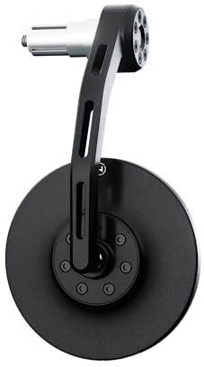 HIGHSIDER Conero EVO Black Edition Motorrad Lenkerendenspiegel, lang, E-geprüft (Stück)