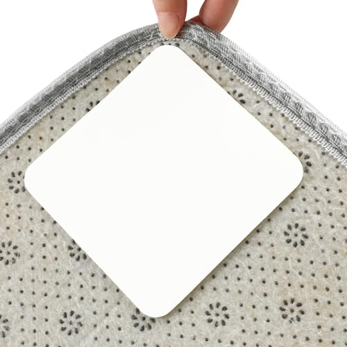 8 Stück Antirutschmatte für Teppich, Rutschfeste Teppichunterlage, Antirutsch Pads, Teppichstopper