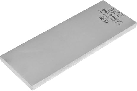 DMT DMTD8ME/EE Dia-Sharp Bench Stone Diamant-Messerschärfer, mittlere X-Fine/XX-Feine Körnung (4000/8000), rutschfester Diamant-Schleifstein für Klingen und Werkzeuge, 20,3 x 7,6 x 1 cm