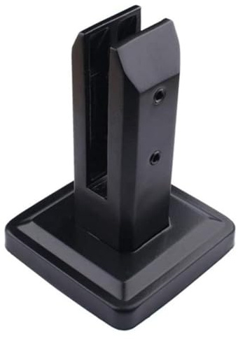Collier de serrage pour garde-corps en verre – Poteaux de balustrade en acier inoxydable | Pince de balustrade de balcon | Pince multifonction pour clôture de piscine, jardin, balustrade et cadre