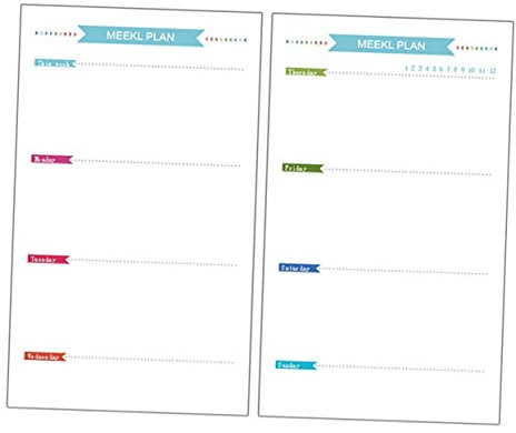 SEWACC 40blätter Nachfüllpapier Linierte Ringbare Einlagen Für Notizbuch Planer Journal Reißfestes Schreibpapier Kompatibel Mit Standard-ringbüchern Für Büro Und Reise