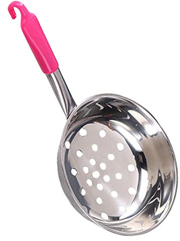Ciieeo Cuchara Coladora Grande Para Pasta 22cm De Acero Inoxidable Resistente Al Calor y Anti-corrosión, Utensilio De Cocina Para Cocinar y Servir El Hogar