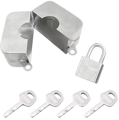 Blocco Rubinetto Esterno - Dispositivo Antifurto Copri Rubinetto Anti-Sblocco, Blocco Rubineto Esterno Con Lucchetto Codificato | Rubineto Per Acqua Da Esterrno Lock Per Giardino E Casa, Previene Il
