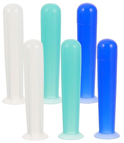 6 Stück Tragbarer Kontaktlinsenapplikator aus Kunststoff | Kompakter Linsenstift, Leichtes Einsetzen und Entfernen, Schonend zu Rändern, für Unterwegs