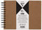 Clairefontaine 95432C - Album à Personnaliser 40 Feuilles 21x16 cm - Papier Kraft Épais 200g m² - Couverture Rigide Kraft - Spirale noire - Loisirs Créatifs, DIY, Scrapbooking