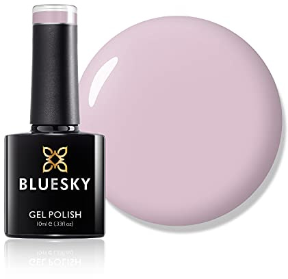 BLUESKY Rosy to Grey Collection - Gel-Nagellack für glänzende und schöne Nägel | langer Halt von bis zu 3 Wochen (Lace QXG210)