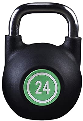 Cfty Wettbewerbskettlebell 14kg 18kg 24kg Fitnessgeräte Männer Muskelkraft Training Plastiktasche Haushalt Sport Tragbare Kettlebell (einteilig)(24kg)