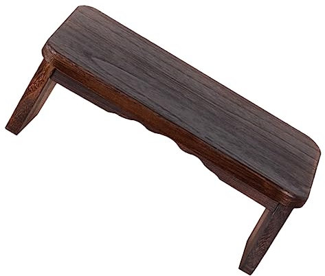 BEBEMOKO Meditationshocker Zen Holzhocker Klappbar rutschfest Leichter Sitzhocker Kniestuhl Für Buddhisten Und Zuhause