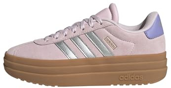 adidas Unisex Kinder VL Court Bold Shoes JUNIOR Schuhe, Clear Pink/Silver Metallic/Gold Metallic