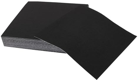 20 Stück Teppichfliesen 50x50cm Adsorptionstyp Selbstklebender Quadratische Teppich Teppichfliesen Selbstliegend Rutschfeste Teppichmatte für Wohnraum Büro Balkon (Schwarz)