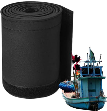Trollmotor Kabelschutzschlauch,Trolling Motor Kabelhülle | 152 cm Wasserdichte Neopren Kabelorganizer Marine Bootszubehör Für Bootsfahrer Meer Freizeit