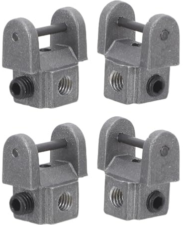 DIKACA 4 Pièces Accessoires pour Scie à Chantourner en Métal Porte-lames de Précision, Fixation par Pince à Goupille Ergonomique, pour Atelier et Bricolage