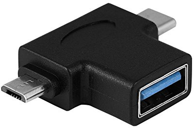 Bewinner 2-in-1-USB-zu-OTG-Konverter Micro-USB- und USB-3.1-Typ-C-Stecker zu USB-3.0-Buchse für OTG-Adapter Mit dem USB-OTG-Adapter kann Ihr Gerät als Host für andere