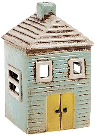 Village Pottery Blue House - Vela de té