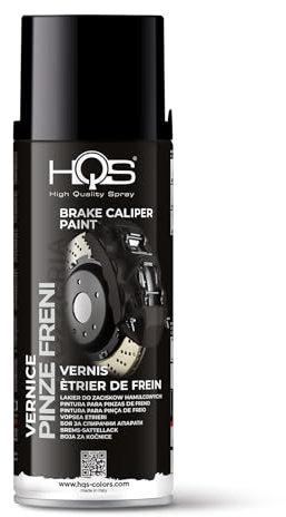 HQS Bomboletta di Vernice Spray 400ml per Pinze Freni (Nero Ral 9005)