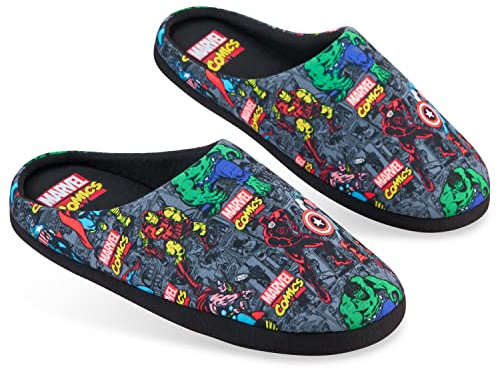 Marvel Zapatillas de Casa Hombre de Los Vengadores(numeric_42)
