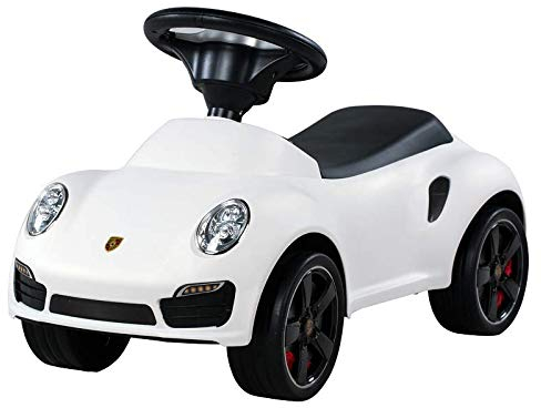 Kinder Porsche 911 Turbo S Rutschauto Rutscher Car Babyauto Weiß