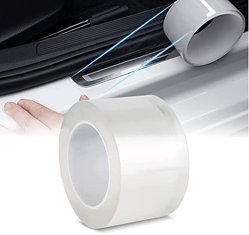 Lackschutzfolie Transparent, 3 cm x 5 m Steinschlagschutzfolie Schutzfolie Einstiegsleisten Schutz Rahmenschutzfolie Auto Autofolie Klebefolie, Schutzfolie Geeignet Für Die Meisten Autos, Fahrzeuge