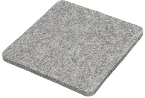 PATIKIL Tapete de Planchado de Lana, Manta de Planchado de Lana de 10 x 10 y 0.5 de Grosor, Resistente al Calor, para Acolchado y Costura, Color Gris