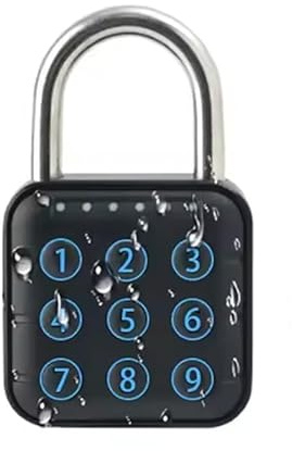 Zahlenschloss 6 Stellig-Vorhängeschloss,Schloss mit Zahlencode Zinklegierung,Diebstahlsicher Schloss mit Zahlencode,Vielseitig nutzbar für Schließfächern,Werkzeugkästen und Gepäck(Schwarz)