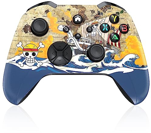 Bonacell Wireless Controller für Xbox Series X|S, Xbox One, PC, iOS/Android, Bluetooth Kabelloser Gamepad Dual Vibration, TURBO, Macro, 3,5mm Audiobuchse