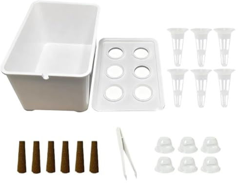 Jaywool Haushalt für Salat Blumen Hydroponischen Pflanzung Kit Komplette Set Indoor Gartenarbeit Sämling System B