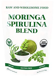 Chérie Sweet Heart Organic Moringa & Spirulina Superfood Blend, 6 oz – USDA Organic, Non-GMO, Vegan, Gluten-Free Supergreens Powder for Energy, Detox & Daily Wellness