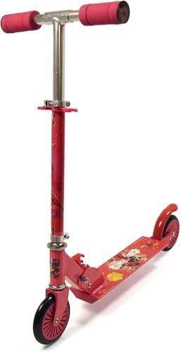 Miraculous Ladybug-OMIR112-2 Ladybug Scooter mit 2 Rädern, OMIR112-2, Rot/Schwarz