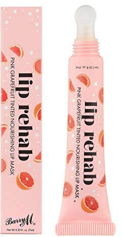 Barry M Lip Rehab Tinted Nourishing Lip Mask, Pink Grapefruit flavour