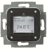 Einsatz für Raumtemperaturregler ohne Fernsensor - Raumklockenthermostat 5.50°C 1098 U-102