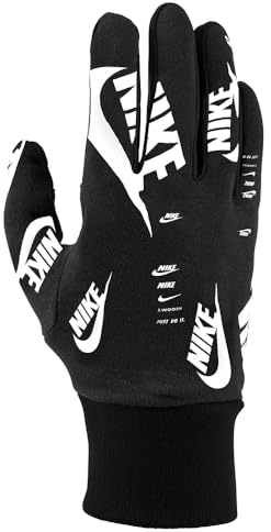 Nike TG Club Fleece 2.0 Handschuhe für Herren in der Farbe Black/White/lt Crimson in der Größe S, N.100.8218.035.SL