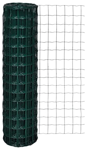 INLIFE Gartenzaun Maschendraht Gitterzaun Schweißgitter 10x1,5m,6.14kg,140575
