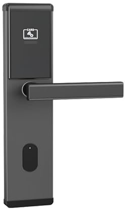 JESSICA Y Serratura Intelligente per Hotel Serratura Elettronica Argento Serratura per Porta con Sistema Smart Card Serratura per Porta antifurto Nera