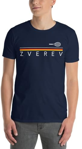 T-Shirt Alexander Zverev | Sport | Tennis | Padel | Geschenk | Geburtstag | T-Shirt Zverev | Alexander Zverev | T-Shirt Alexander Zverev, marineblau, S