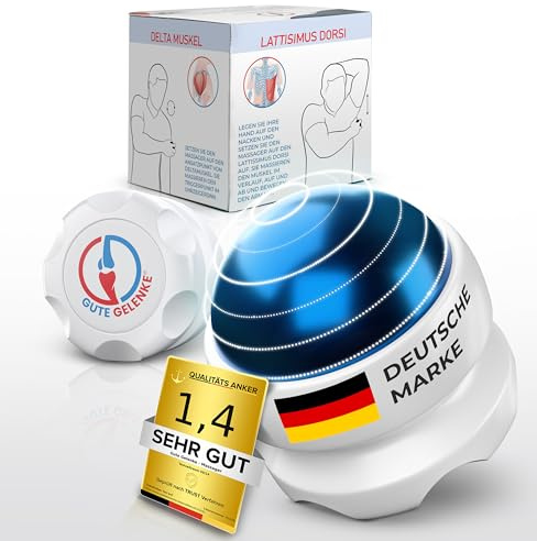 Gute Gelenke ® Massager - Ursache von Schulterschmerzen bekämpfen: Der kompakte und effektive Massageball - Ganzheitliche Lösung für zuhause, im Büro oder unterwegs