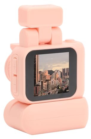 Lazmin112 Mini Videocamera DV, Piccola Videocamera HD 1080P con Torcia Elettrica, Videocamera Micro Mini DVR da 1,44 Pollici, Videoregistratore Portachiavi per Studenti, Bambini (rosso